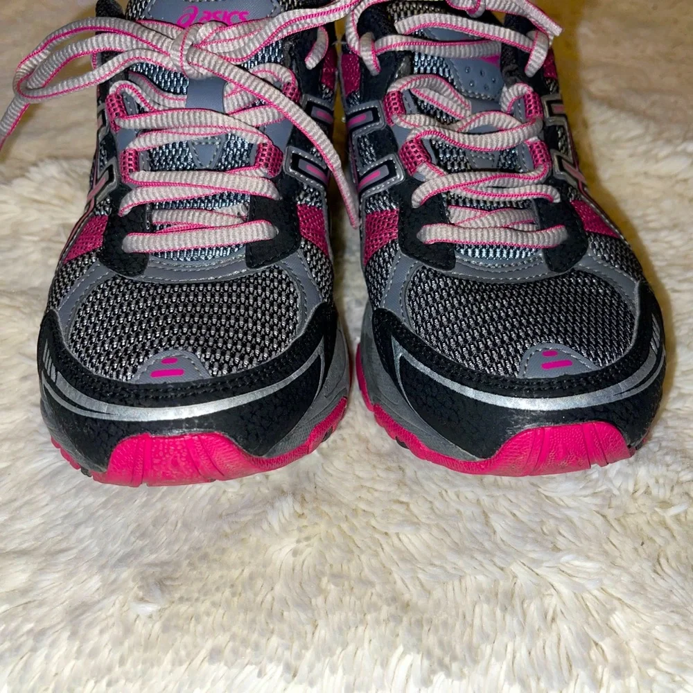 ASICS GEL VENTURE LADIES RUNNING SHOES SIZE 7 - Picture 3 of 9